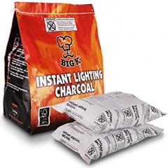 Instant Light Charcoal (2Kg) (BBQ Charcoal) pack of 2 (IL02)