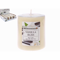 3'' Pillar Ivory Church Candle with Vanilla Scent