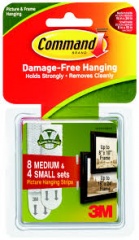 3M Command Picture Strips Small / Medium Combi Pack (17203)