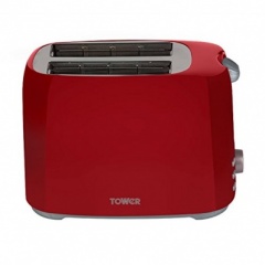 Tower Red 2 Slice Toaster