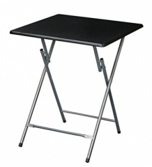 Folding TV Table Black Large