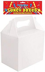Lunch Box White 14Lx9.5wx12h cm