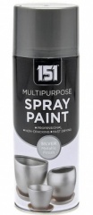 151 Multi Purpose Spray Paint Metallic Silver 400ml (TAR039)