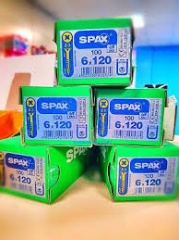 SPAX FLAT COUNTERSUNK POZI - YELLOX SPAX POZ FLAT CSK Y 6.0X120 100pcs