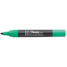 Sharpie W10 Permanent Marker Chisel Tip Green - Pack of 12
