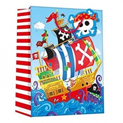 PIRATES EXTRA LARGE GIFT BAG (YAGGBX296) PACK 6