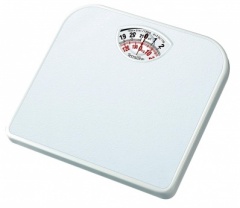 Terrallion  130kg Compact White Mechanical Bathroom Scale Zoom Dial  T101