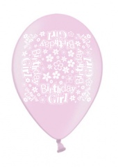 Simon Elvin Birthday Girl Luxury Printed Satin Balloons
