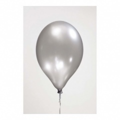 Simon Elvin Satin  Silver Luxury Satin Balloons