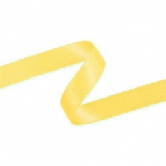 Double Face Satin Ribbon 38mm Pastel Yellow- 5m