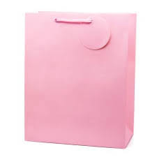 Simon Elvin Pink Large Gift Bags, pack of 6