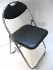ANZ Brown Steel Folding Chair