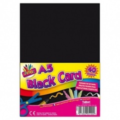 30 Sheets A5 Black activity card
