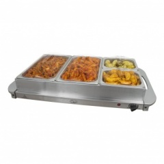 Buffet Server- 4 Section W/Silver Handles