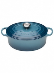 TRI STAR OCCASION BLUE CASSEROLE WITH GLASS LID