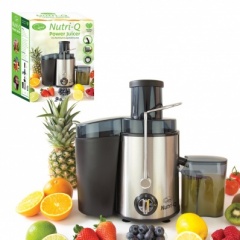 Nutri-Q Centrifugal Juicer Stainless Steel/2 Speeds with Pulse Function