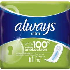 Always Ultra Normal Pads 16's pk16