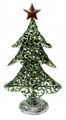 Kreation Kraft Xmas Tree with Star Ornament 84138