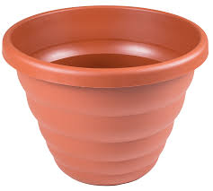 Wham Beehive 66cm Round Pot - Terracotta