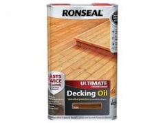 Ronseal ultimate decking oil teak   5ltr (37296)