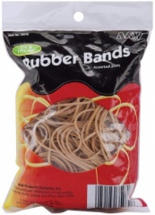 Duralon Assorted Rubber Bands Card of 24 (5407)