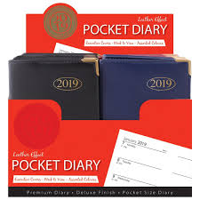 Pocket Diary, Week to View, Value range in CD box of 30