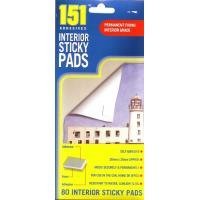 151 Adhesives INTERIOR STICKY PADS 80pk (1511030-36)