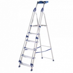 Pro 6T Step Ladder Aluminium Blue Seal