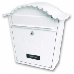 Sterling Classic Post Box White