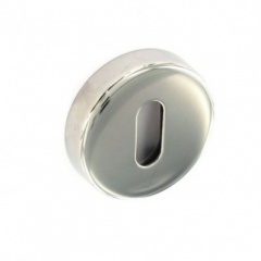 Polished Stainless Steel Escutcheon 50mmPk2 (S3471)