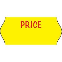 Box (18000) Yellow Kendo Price Labels Peelable 26mm x 12mm