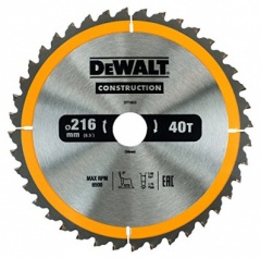 Dewalt S30 Blade 216 x 30mm 40T