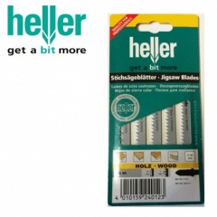 Heller 4030 Jigsaw Blades HCS WZ 50mm x 2.0 mm (2-15mm) Wavy T119B Pk5