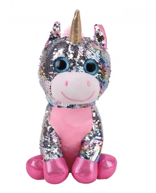 magic sequin plush unicorn
