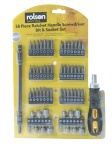 Rolson Tools Ltd 58pc Screwdriver & Bit Set  28428
