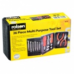 Rolson Tools Ltd 26pc Mini Tri Fold Tool Kit36039