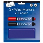 2 Whiteboard Marker + Eraser set