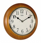 'Maine' 205mm Wall Clock In Cherry