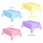 Plastic Table Cover Asstd. Colours