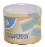 Tiger Rainbow Erasers Pot- 24pcs ( 305047 )