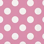16 HOT PINK DOTS LUNCH NAPS