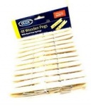 48pk Pine Wooden Clothes Pegs