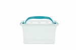 Whitefurze Clear Carry Box with Lid