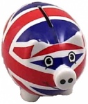 Small Union Jack Piggy Bank
