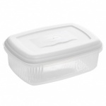 2Ltr Rectangular Container with White Lid