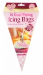 Queen of Cakes 151 DUAL PIPING ICING BAGS 10pk (QC1188)