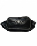 P.U. Bum Bag With 5 Zips