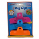 151 BAG CLIP 3pk ASST COLOURS