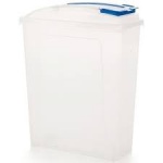 WHAM Pet Care 25L Storage Container Clear/Mocha/Vanilla