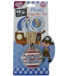Queen of Cakes 151 CUP CAKE CASE PIRATE 48pk (QC1184)
